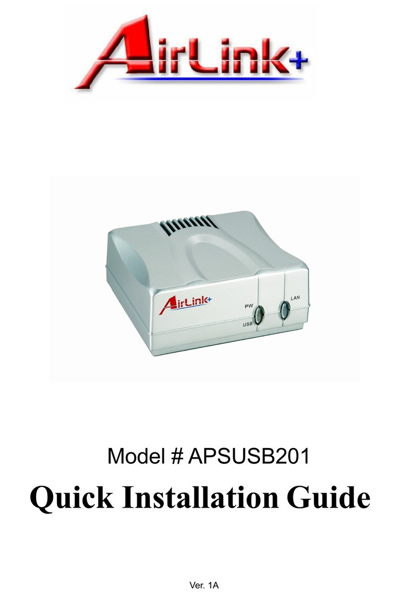 Airlinkplus APSUSB201 Quick installation guide