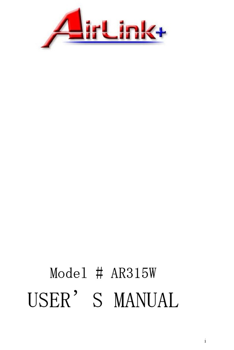 Airlinkplus AR315W user manual Airlinkplus AR315W user manual