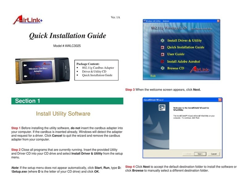 Airlinkplus AWLC3025 User manual Airlinkplus AWLC3025 User manual