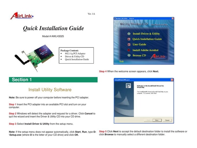 Airlinkplus AWLH3025 User manual