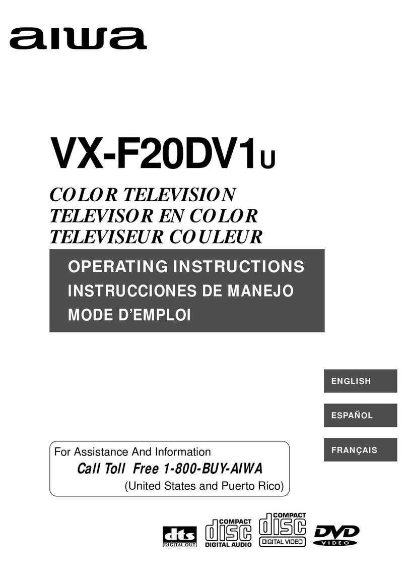 Aiwa VX-F20DV1 operating instructions