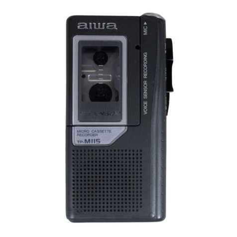 Aiwa TP-M115 User manual