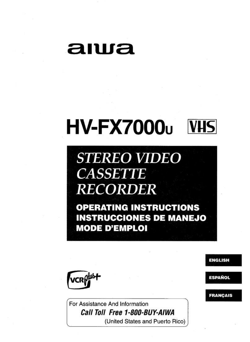 Aiwa HV-FX7000 User manual
