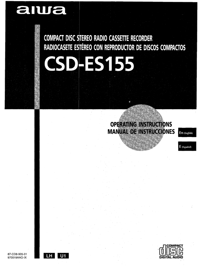 Aiwa CSD-ES155 User manual