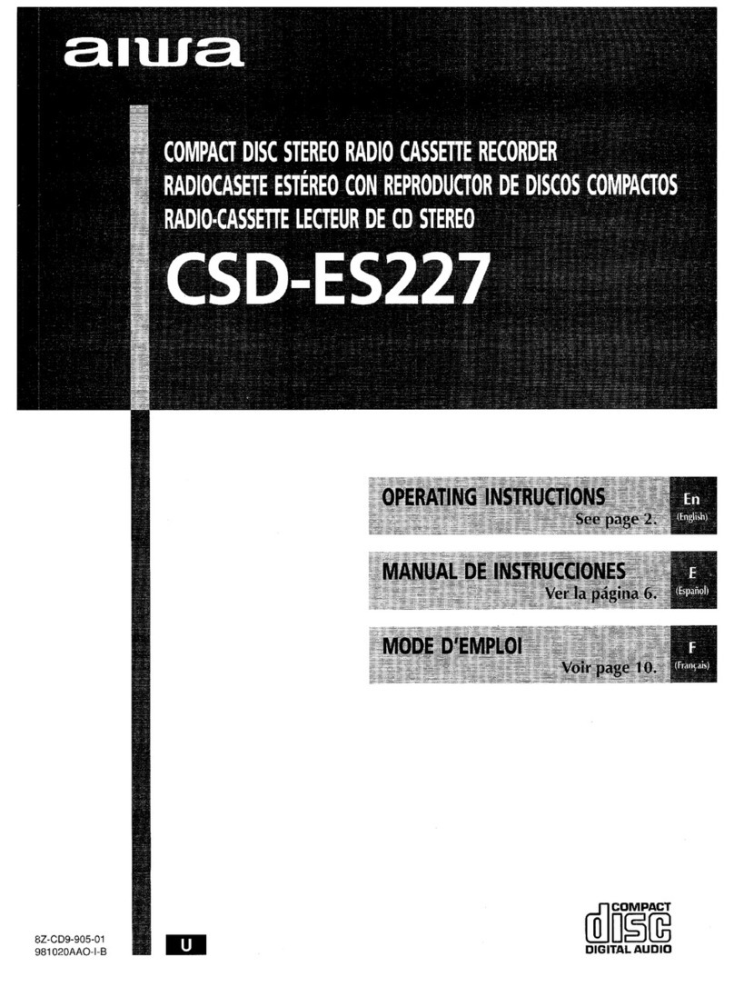 Aiwa CSD-ES227 User manual