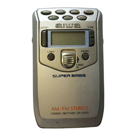 Aiwa CR-D500 operating instructions