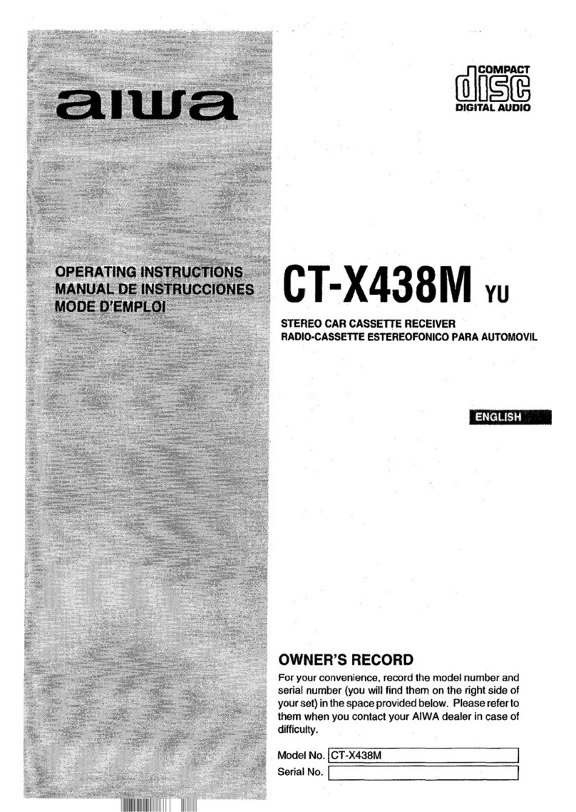 Aiwa CT-X438 User manual