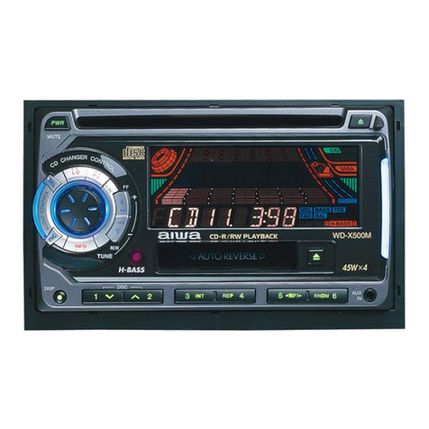 Aiwa WD-X500M operating instructions