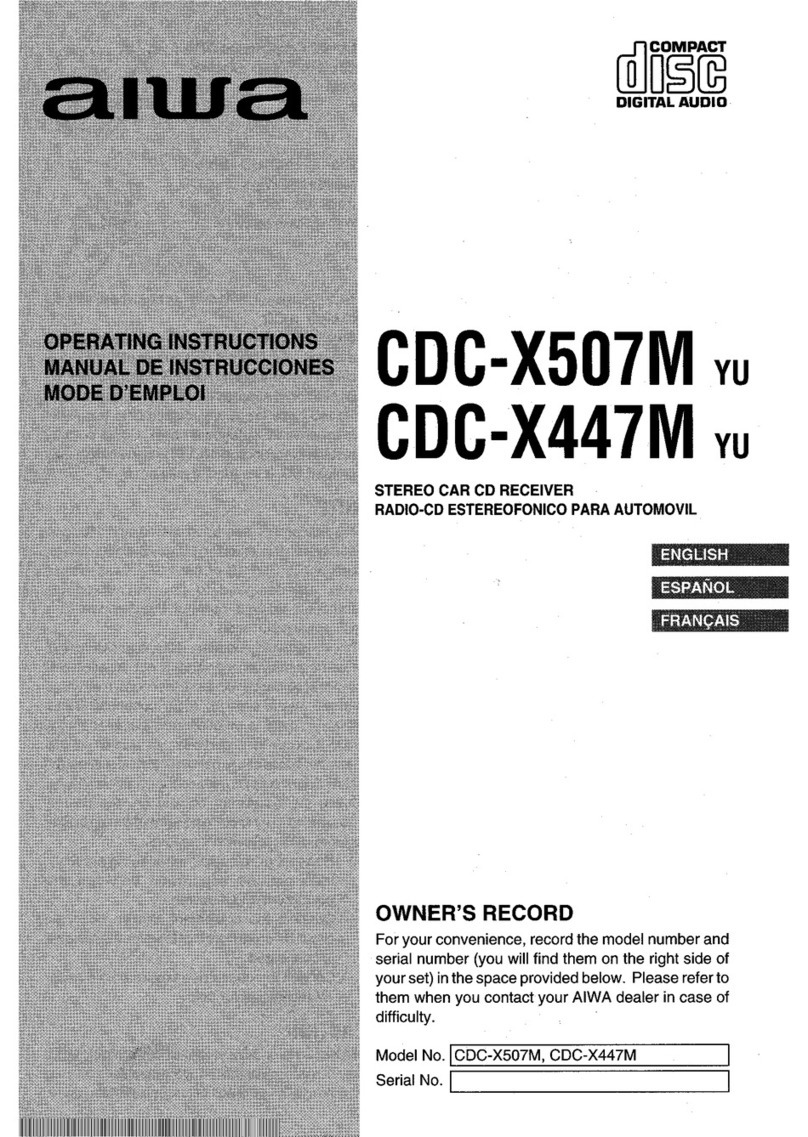Aiwa CDC-X447M User manual