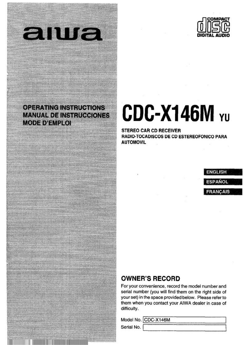 Aiwa CDC-X146 User manual
