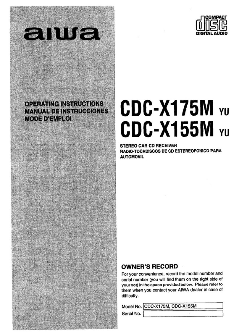 Aiwa CDC-X155 User manual