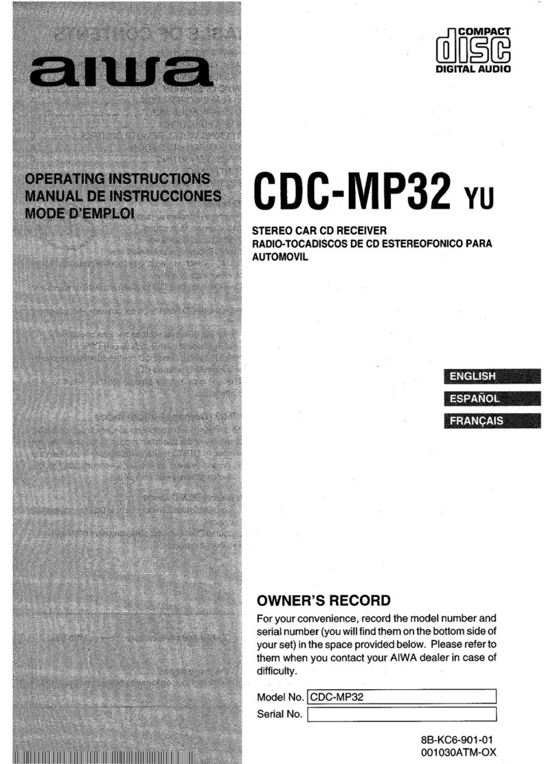 Aiwa CDC-MP32 User manual