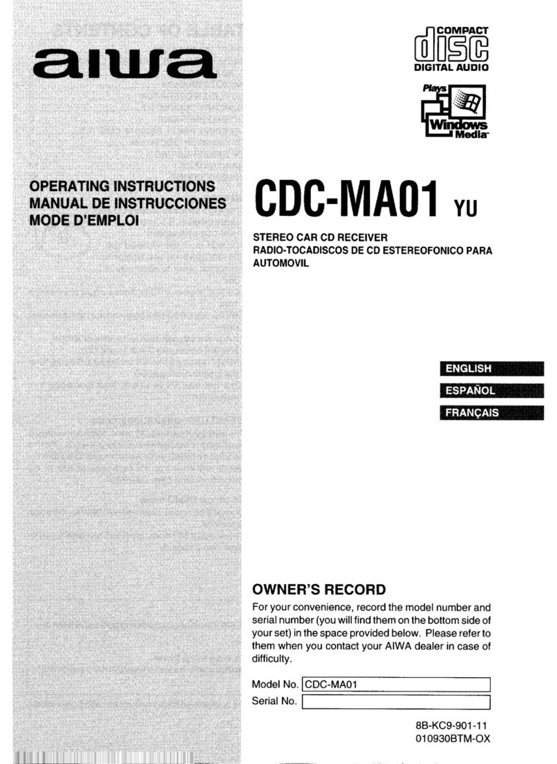 Aiwa CDC-MA01 User manual