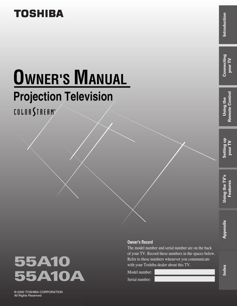Toshiba 55A10 User manual