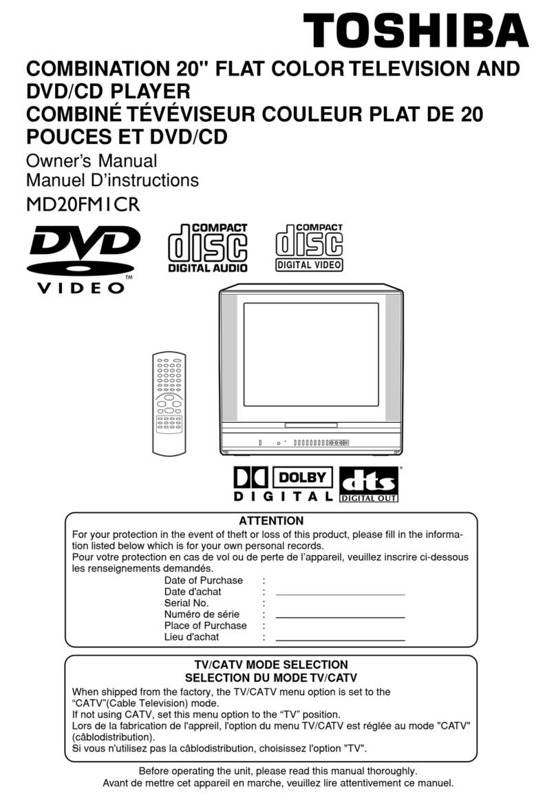Toshiba MD20FM1 owner's manual