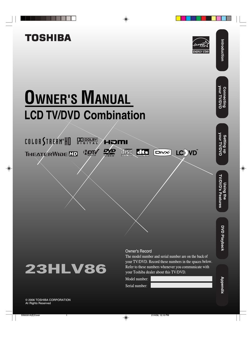 Toshiba 23HLV86 User manual