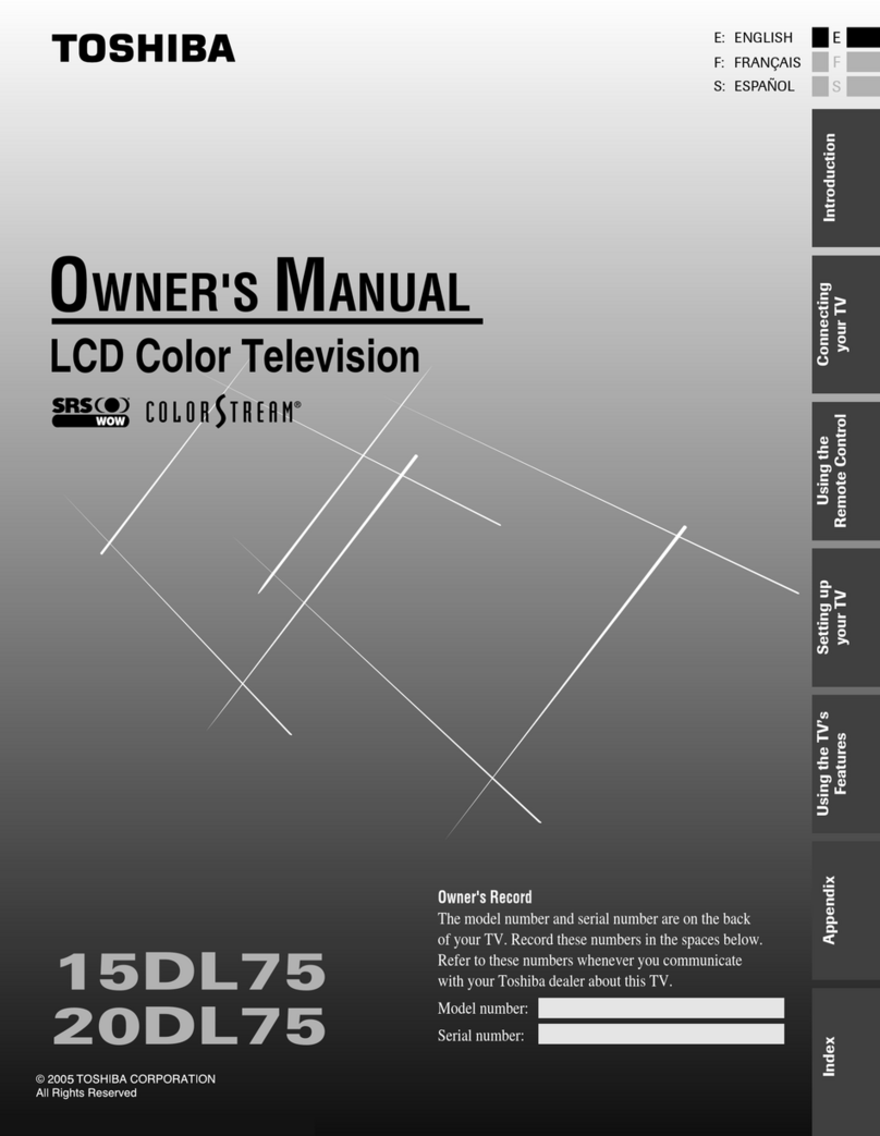 Toshiba 20DL75 User manual