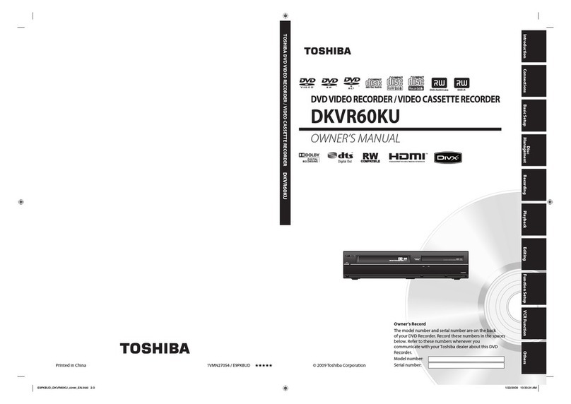 Toshiba DKVR60KU User manual