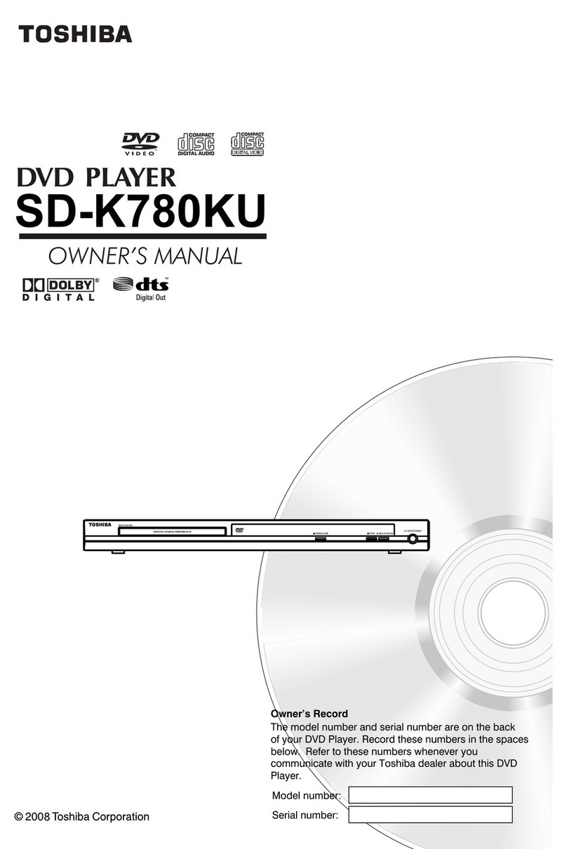 Toshiba SD-K780KU User manual
