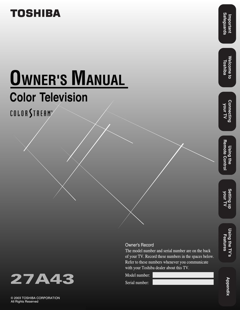 Toshiba 27A43 User manual