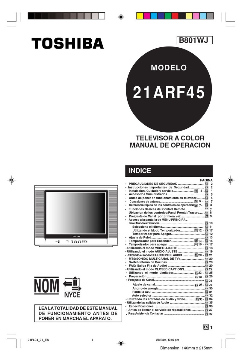 Toshiba 21ARF45 User manual