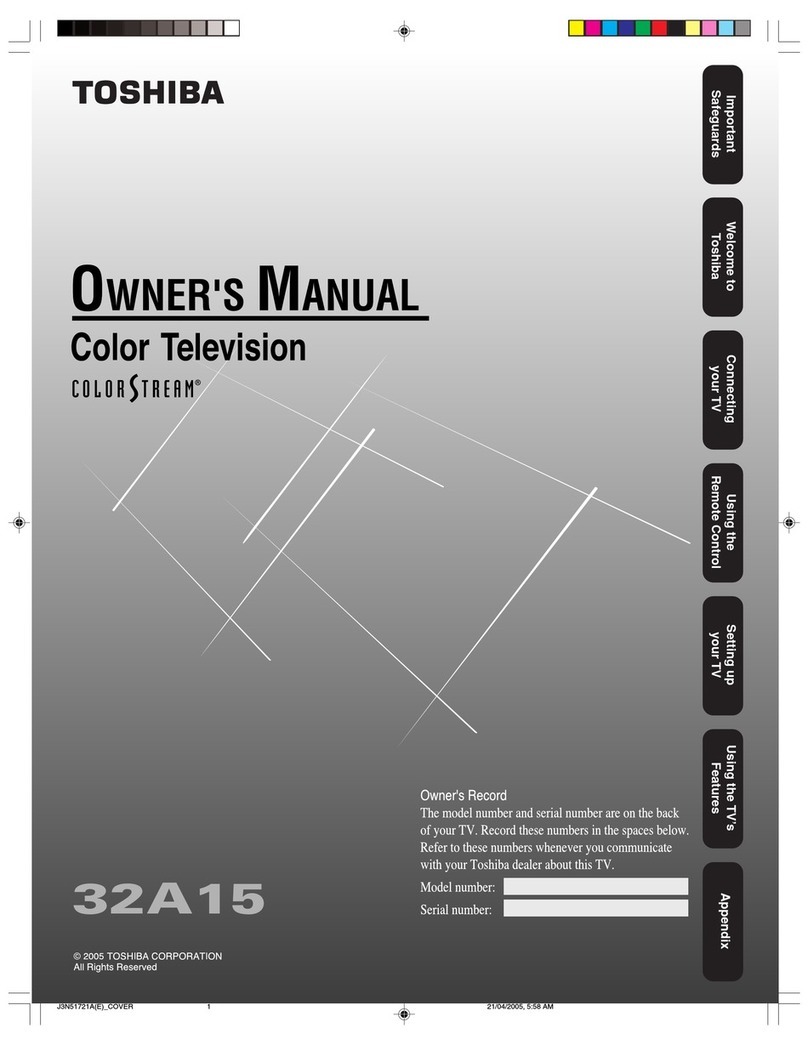 Toshiba 32A15 User manual