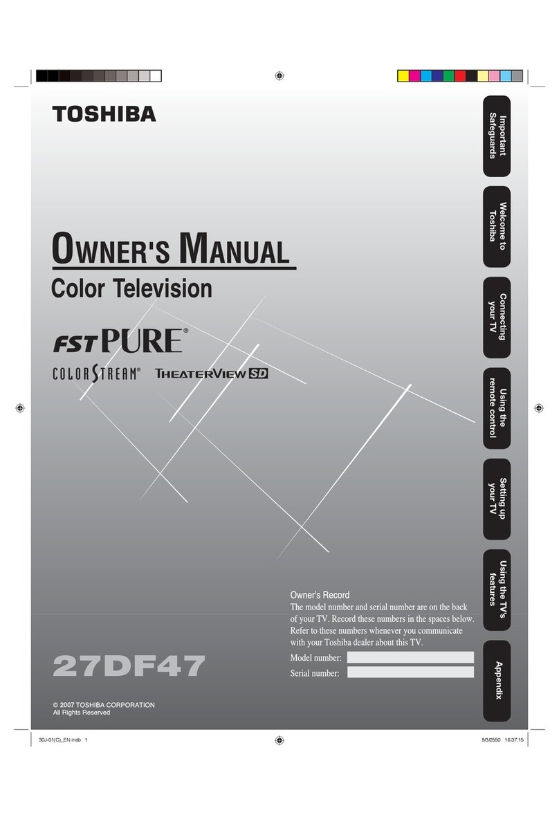 Toshiba 27DF47 User manual Toshiba 27DF47 User manual