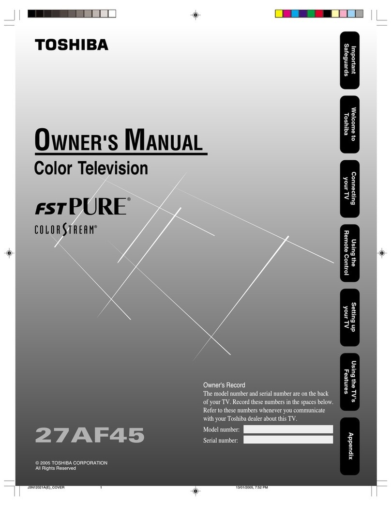 Toshiba 27AF45 User manual