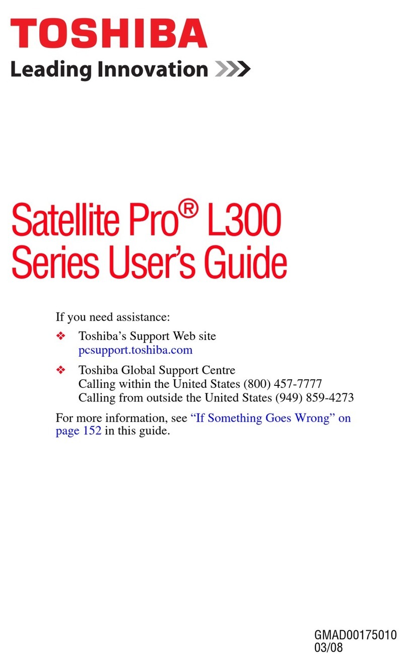 Toshiba L300-EZ1004X - Satellite Pro - Core 2 Duo... user guide