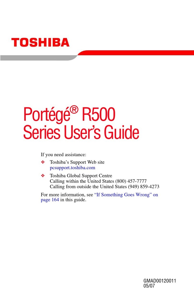 Toshiba R500-S5003 user guide