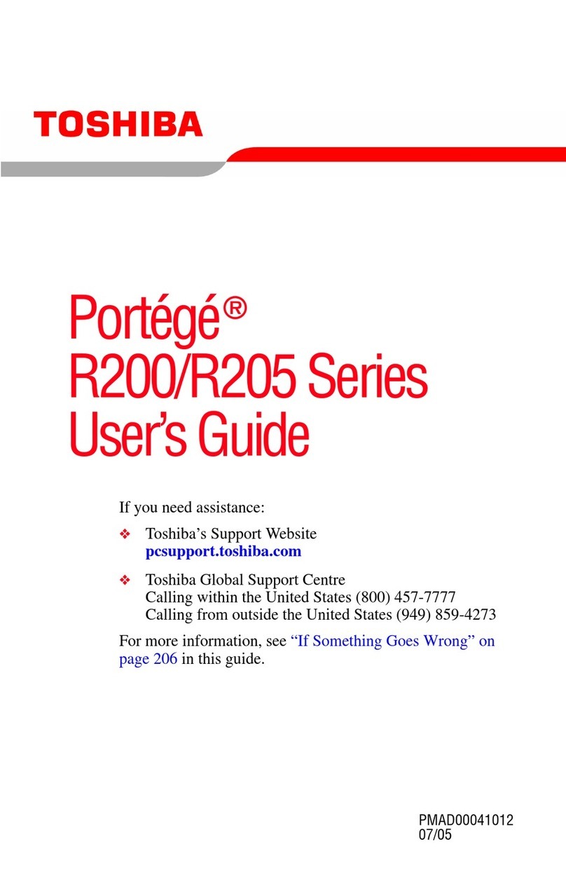 Toshiba R200-S2032 User manual