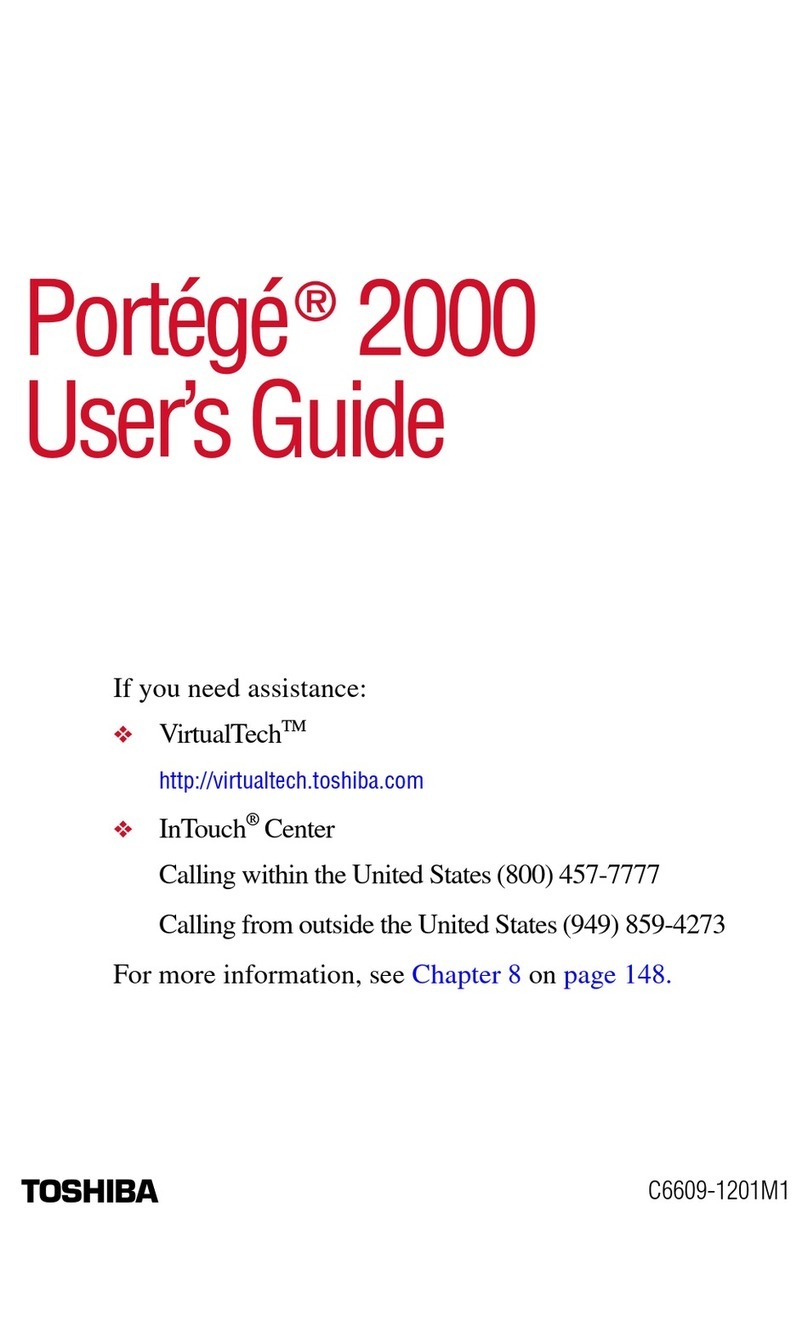 Toshiba 2000 user guide