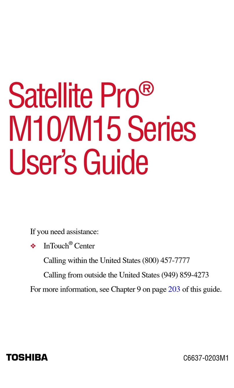 Toshiba M10-S405 User manual