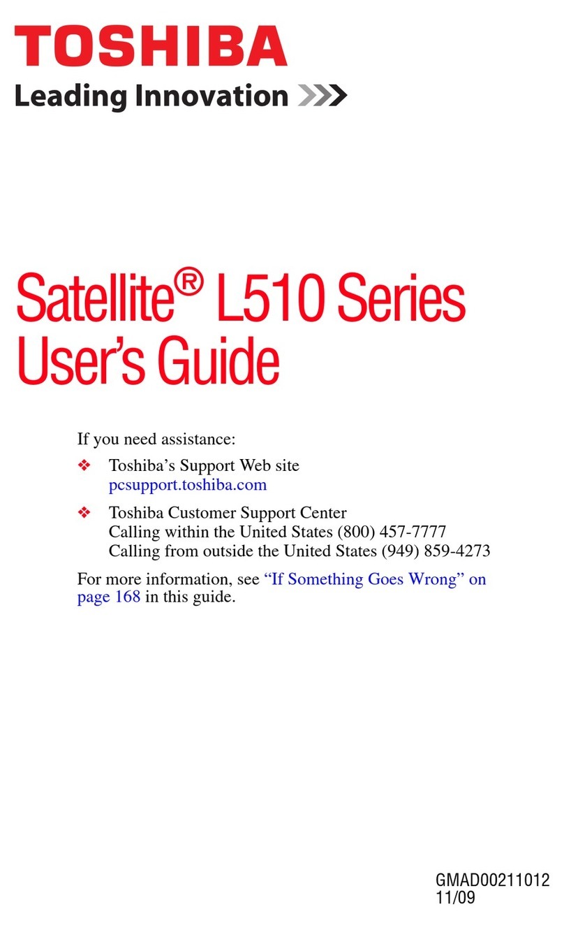 Toshiba L515-SP4012L User manual
