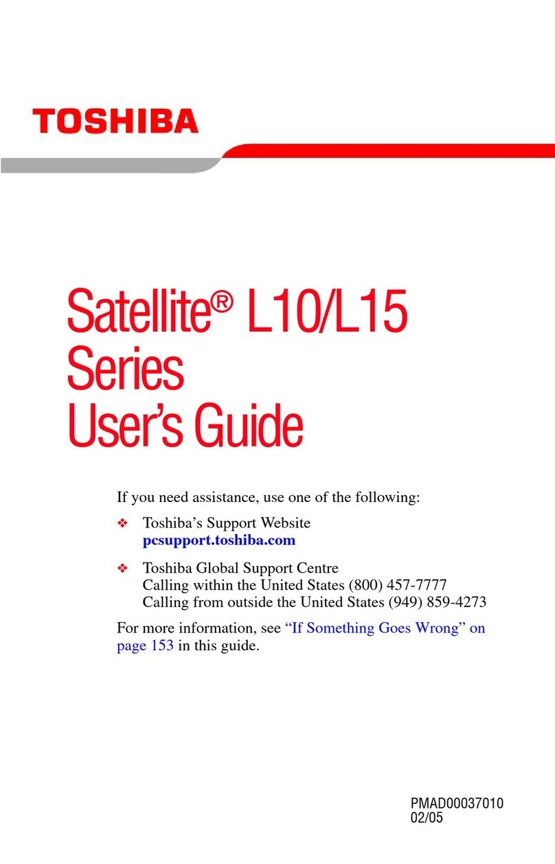Toshiba L15-S1041 User manual