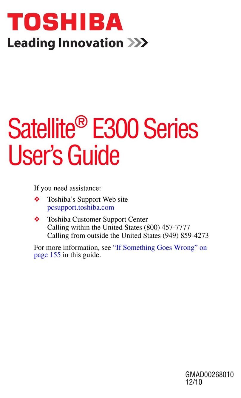 Toshiba E305-S1990X user guide