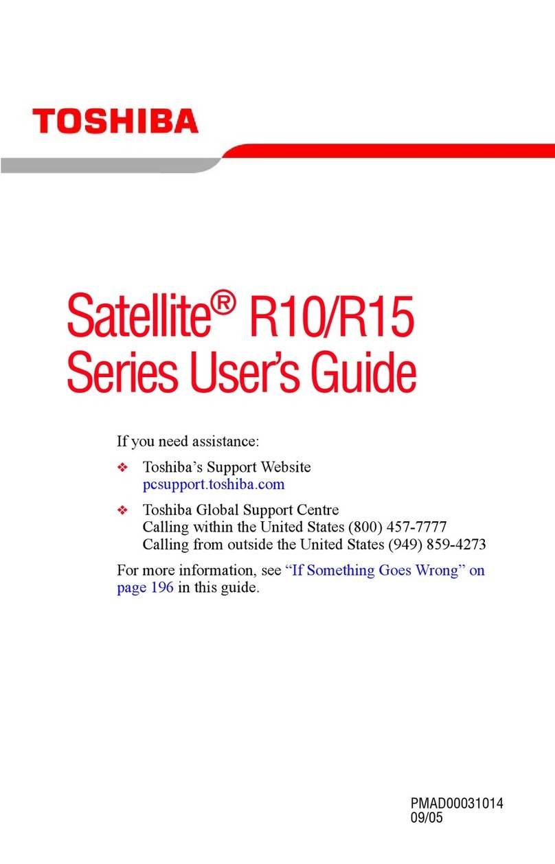 Toshiba R10-S613 User manual
