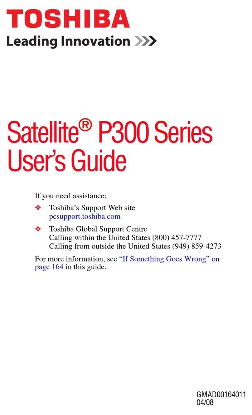 Toshiba P300-ST3014 User manual