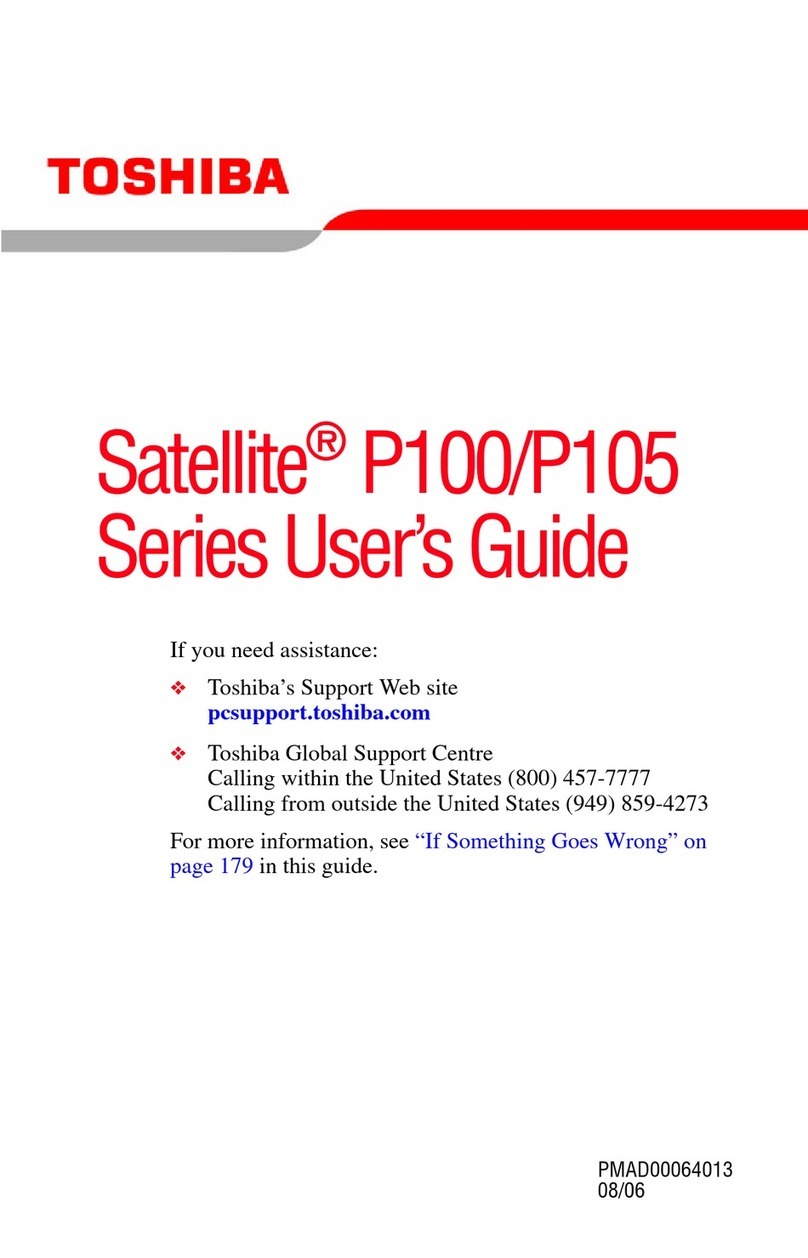 Toshiba P100-ST9732 User manual