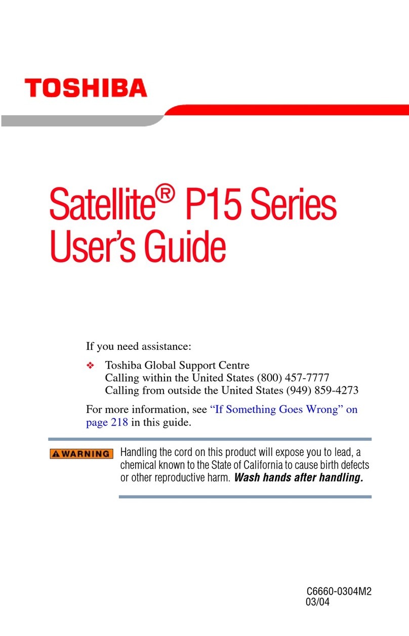 Toshiba P15-S470 user guide