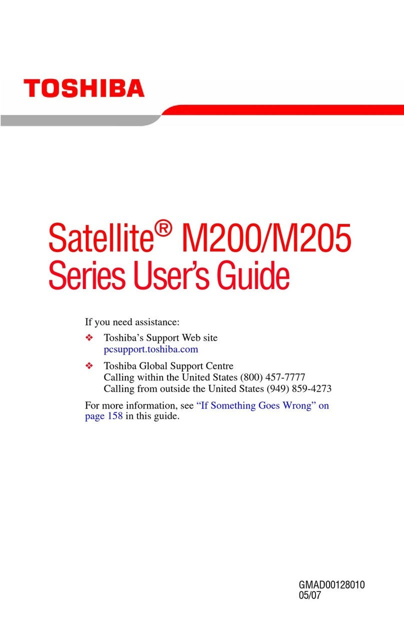 Toshiba M200-ST2002 user guide