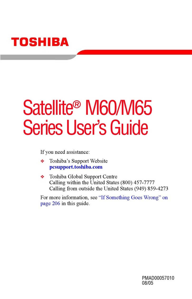 Toshiba M60-S811ST User manual Toshiba M60-S811ST User manual