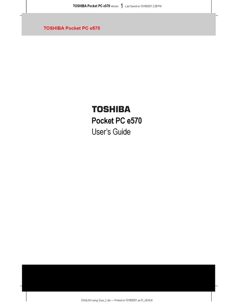 Toshiba e570 User manual