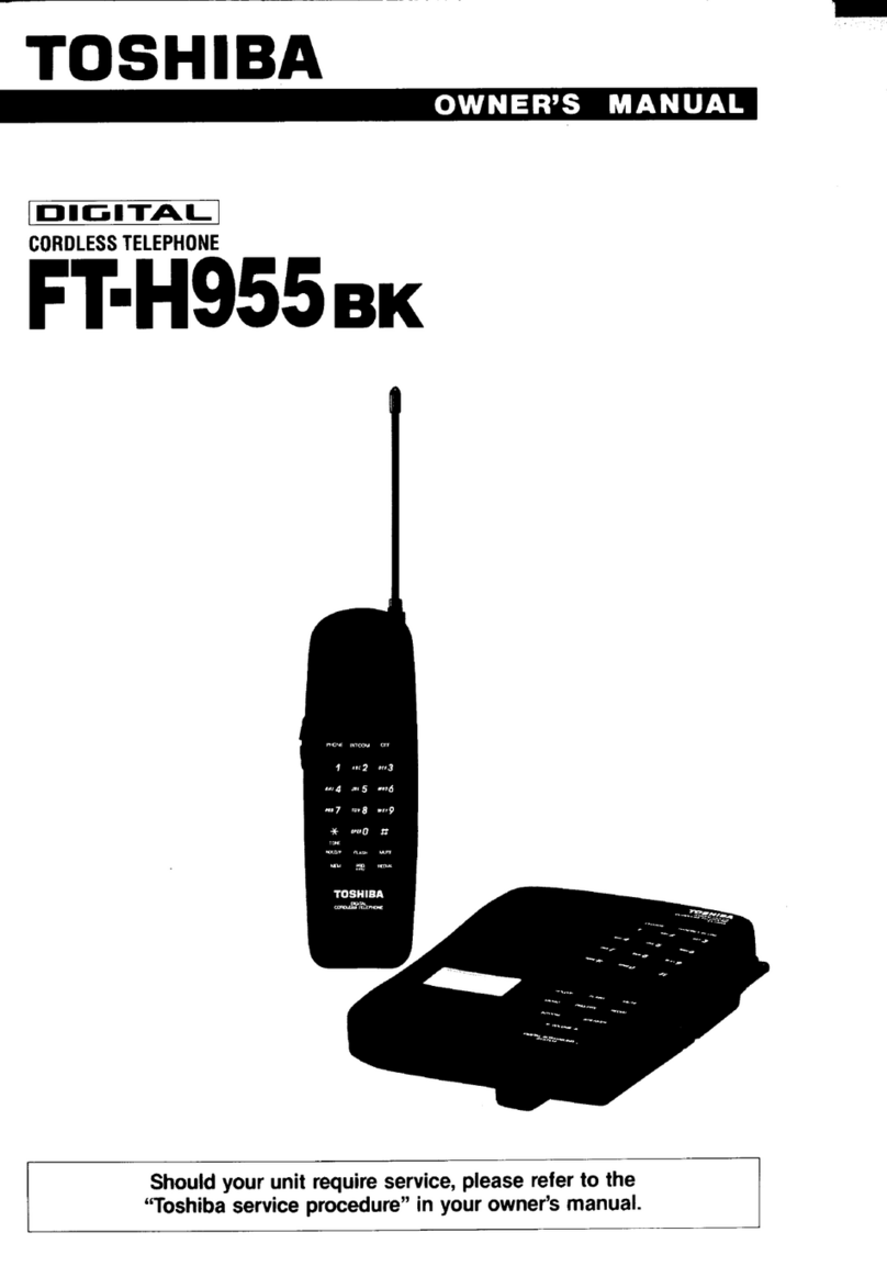 Toshiba FT-H955 owner's manual