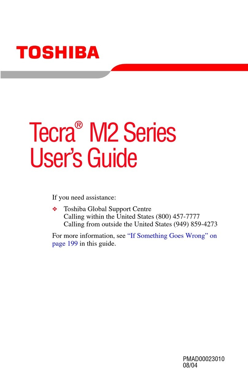 Toshiba TECRA M2 User manual