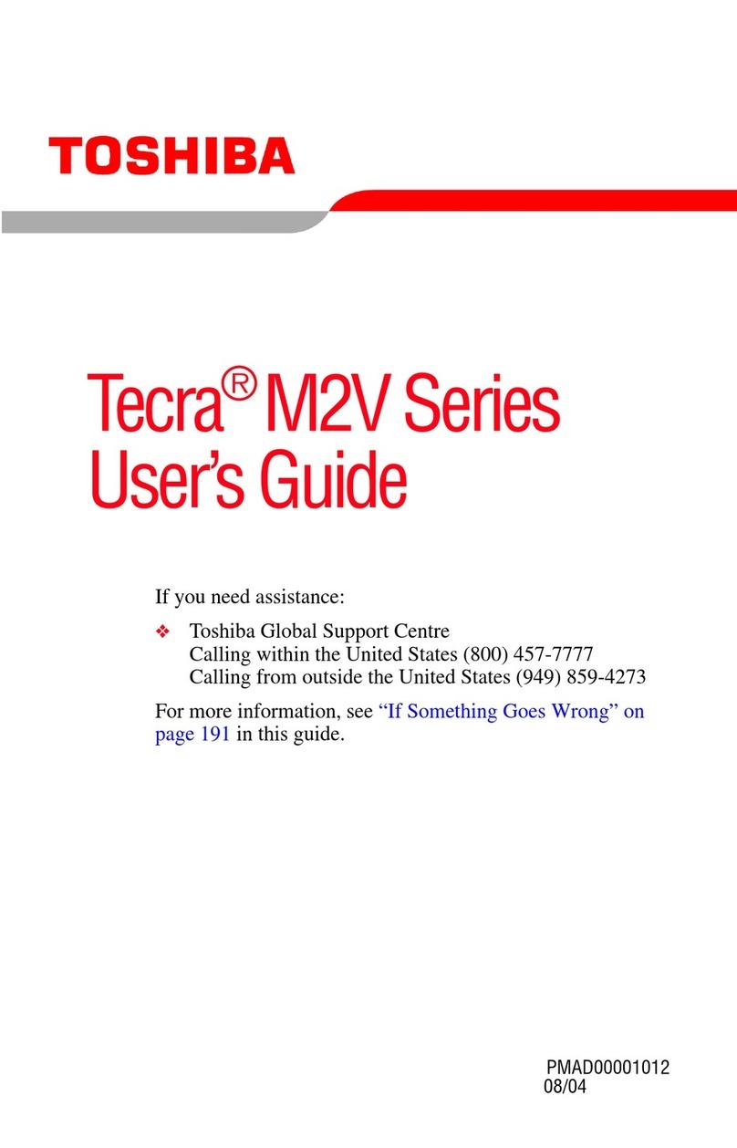 Toshiba Tecra M2V User manual