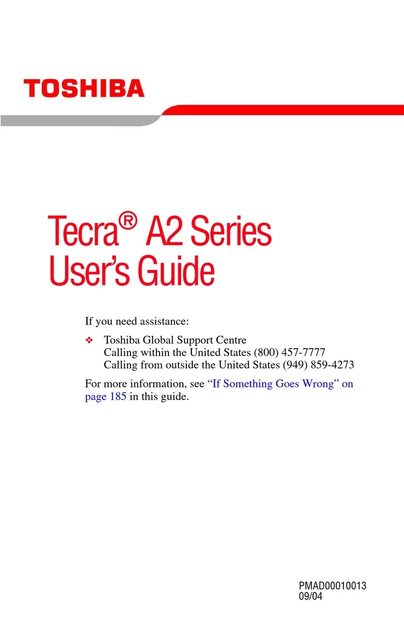 Toshiba Tecra A2 user guide