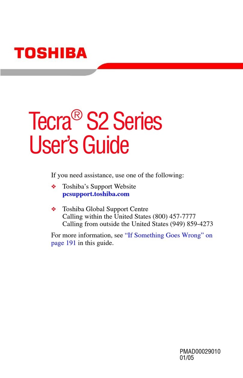 Toshiba Tecra S2 User manual