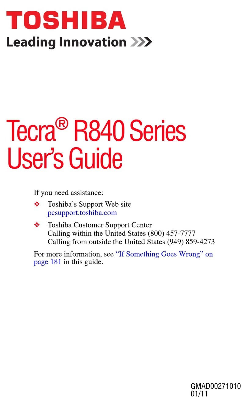 Toshiba R840-Landis User manual