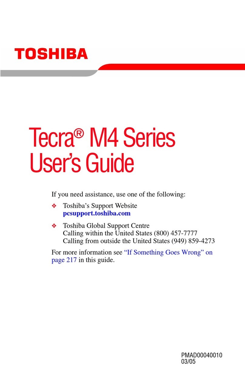 Toshiba Tecra M4 User manual
